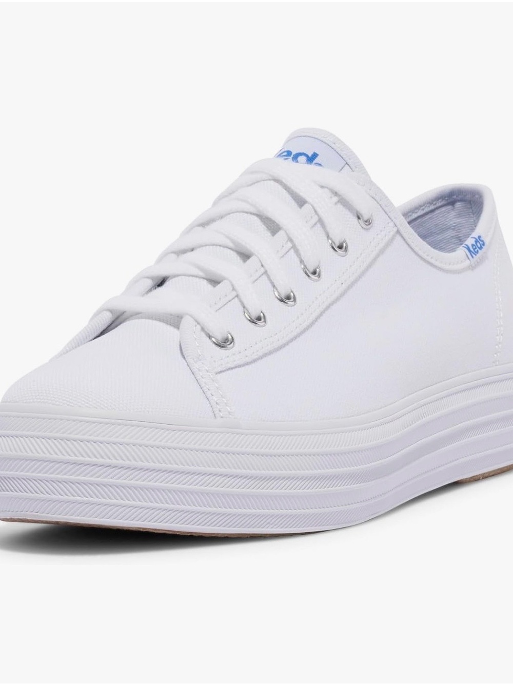 Ked’s Triple Kick White Canvas Sneaker Size 8